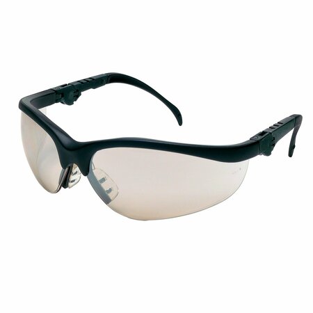 MCR SAFETY Glasses, Klondike KD3 I/O Clear Mirror Lenses, 12PK KD319